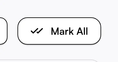 The Mark All button shown above the inbox when unread items exist
